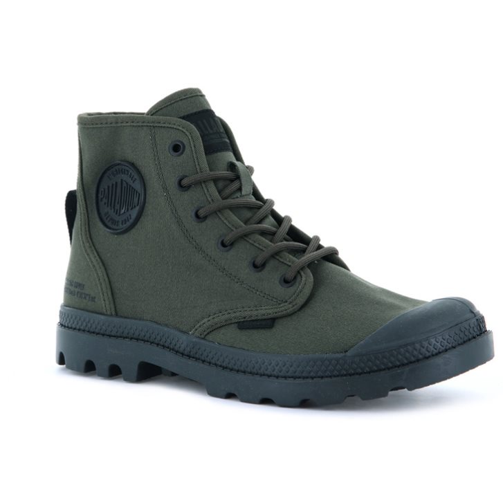 Olive Palladium Pampa Hi Htg Supply Men's Boots | ZA-437RKCV