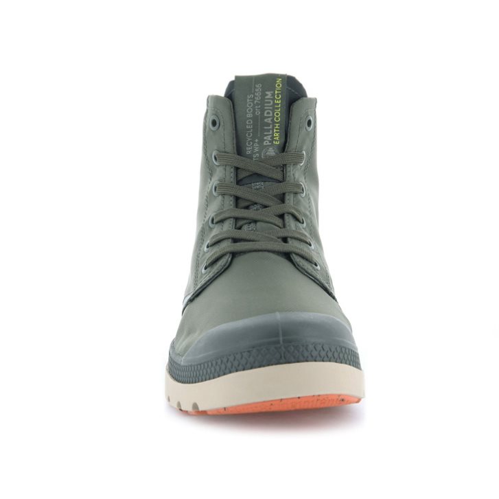 Olive Palladium Pampa Lite+ Recycle WP+ Men's Boots | ZA-302NXUH