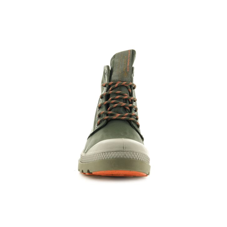 Olive Palladium Pampa Lite+ Recycle WP+ Women's Boots | ZA-815SYPU