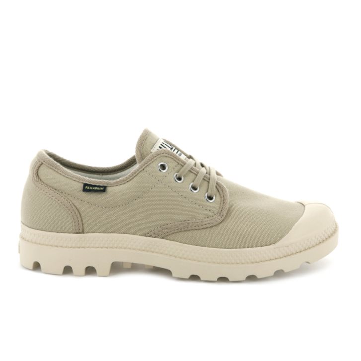 Olive Palladium Pampa OX Originale Women\'s Oxfords Shoes | ZA-786VJFE