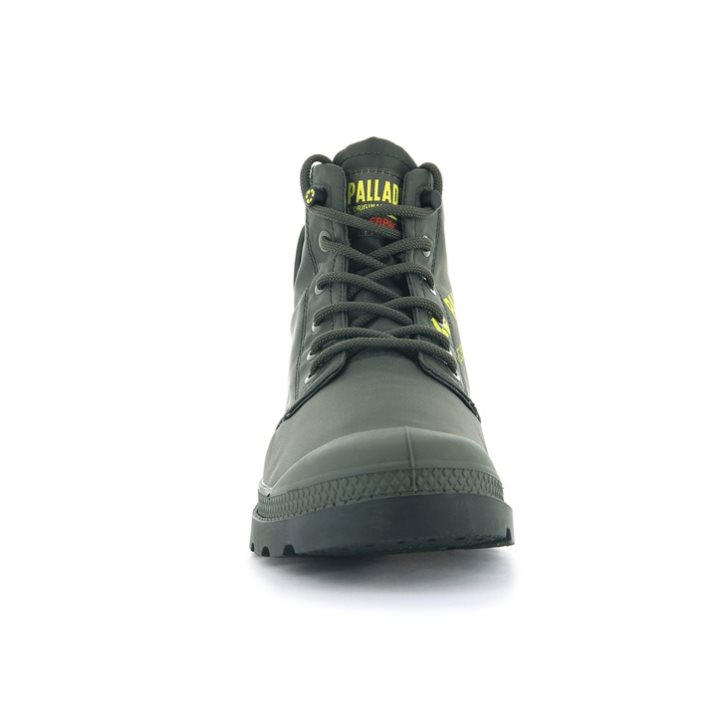 Olive Palladium Pampa Recycle Waterproof+ 2 Women's Boots | ZA-678WAQN