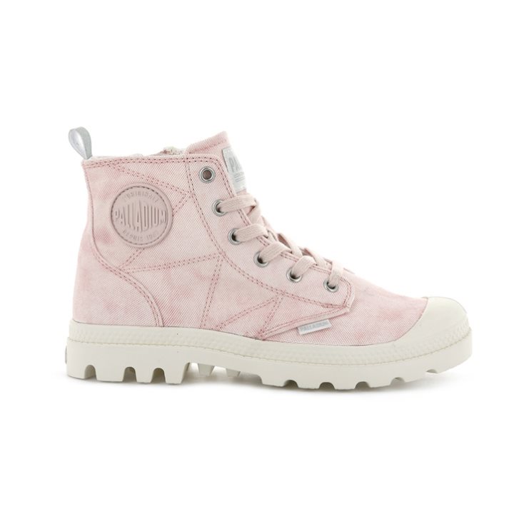 Pink Palladium Pampa Zip Desertwash Women\'s Boots | ZA-865LXIA