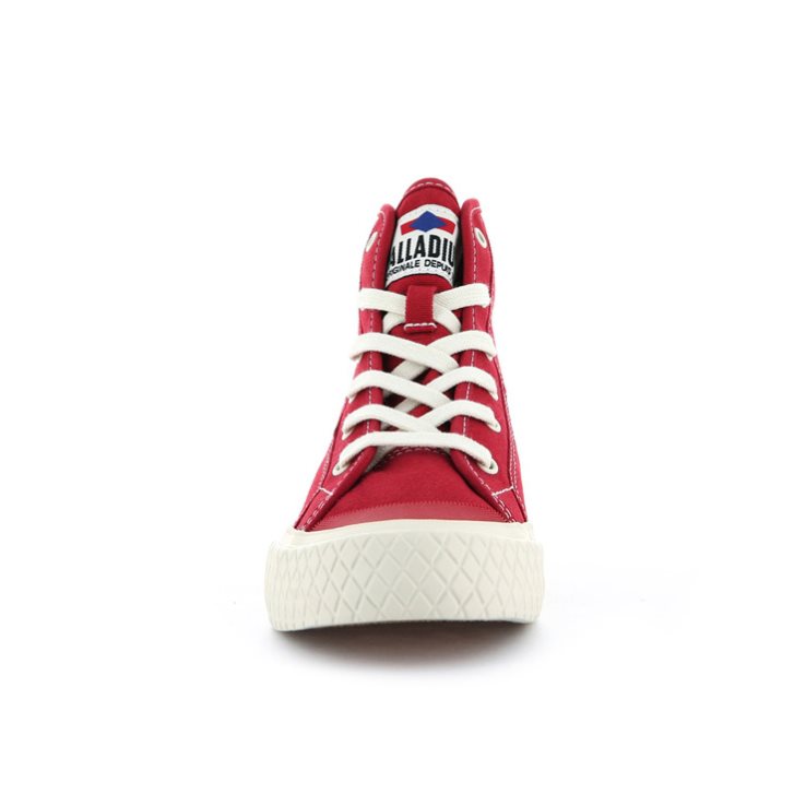 Red Palladium Palla Louvel High Tops Men's Sneakers | ZA-651YBFW