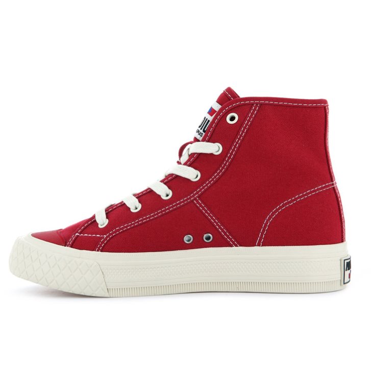 Red Palladium Palla Louvel High Tops Men's Sneakers | ZA-651YBFW