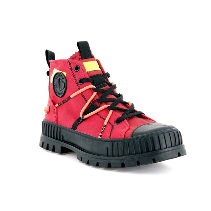 Red Palladium Pallashock Re-craft Women's Boots | ZA-089OCHW