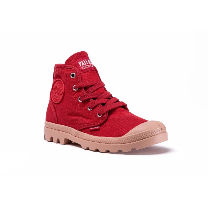 Red Palladium Pampa Hi Women's Boots | ZA-920DUWE