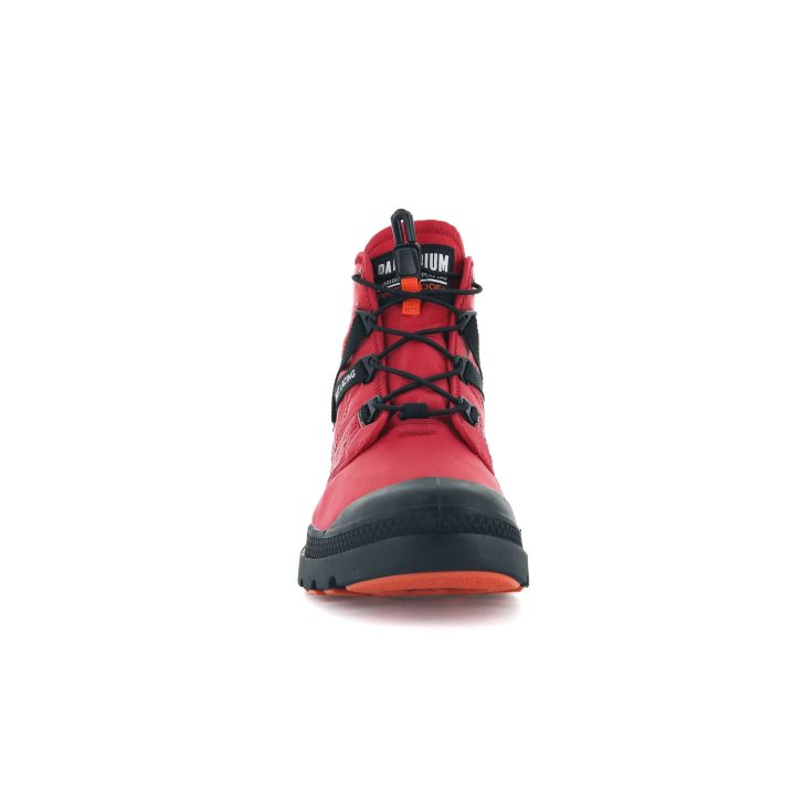 Red Palladium Pampa Travel Lite+ Waterproof Men's Boots | ZA-408WGIB