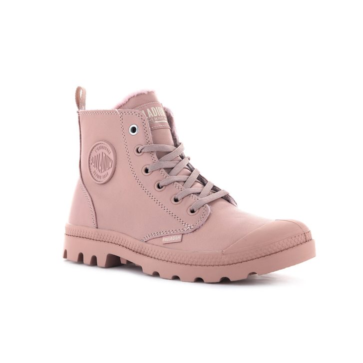 Rose Palladium Pampa Hi Zip Leather S Women's Boots | ZA-564BOEA