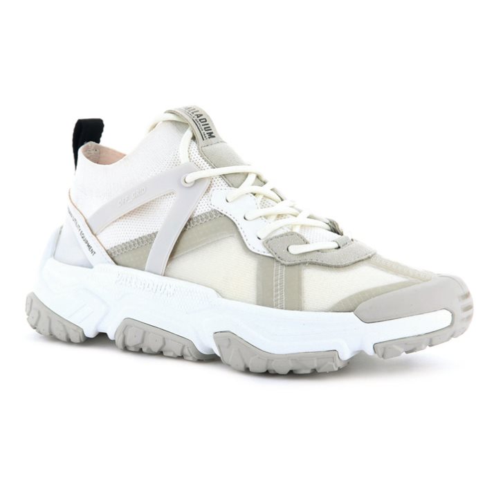 White Palladium Off-grid LO Adventure Men's Sneakers | ZA-754IJTF