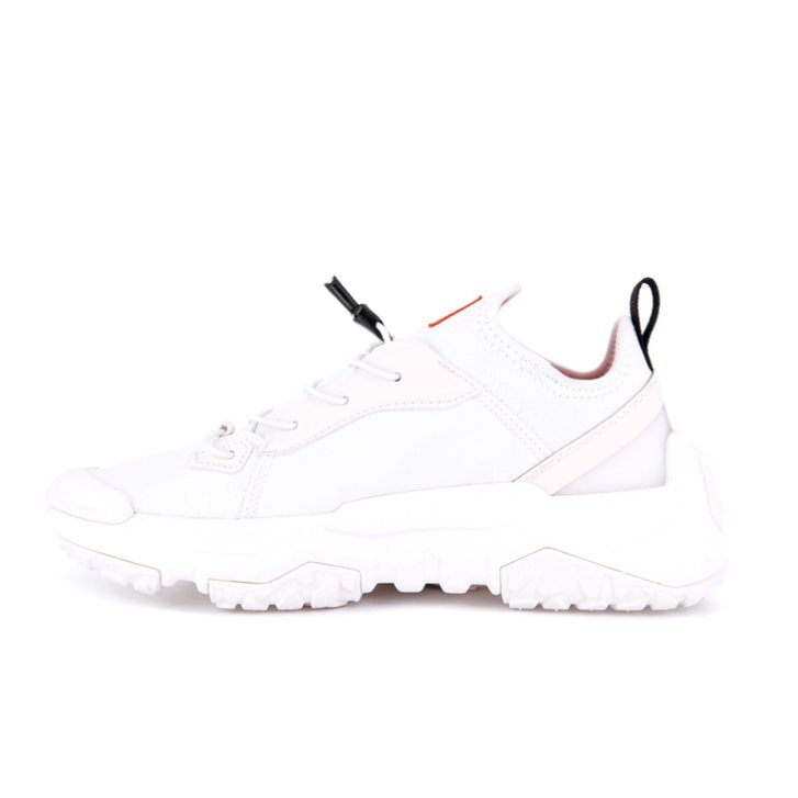 White Palladium Off-grid LO NYL Women's Sneakers | ZA-173KACJ