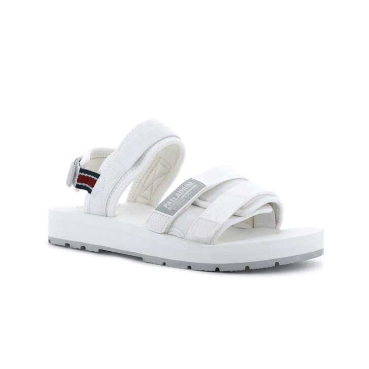 White Palladium Outdoorsy Women's Sandals | ZA-015DSFZ