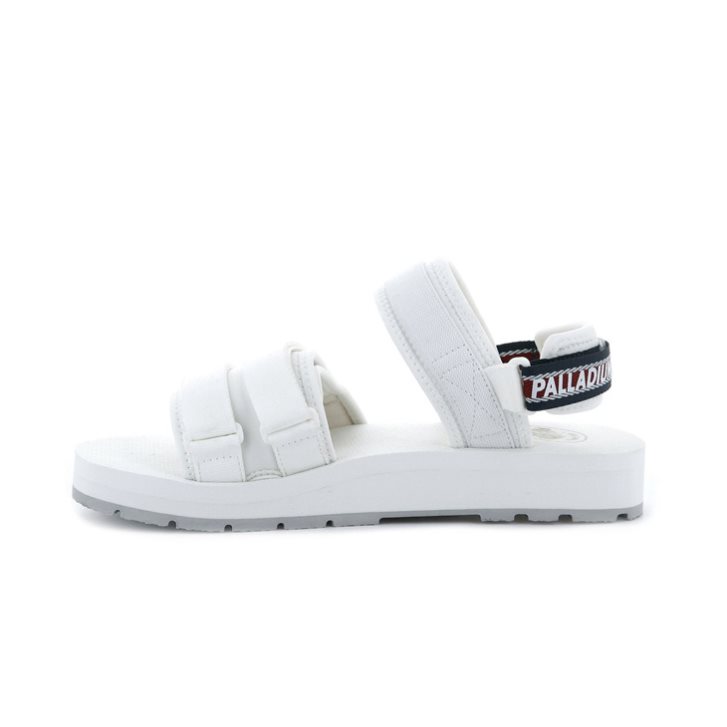 White Palladium Outdoorsy Women's Sandals | ZA-015DSFZ