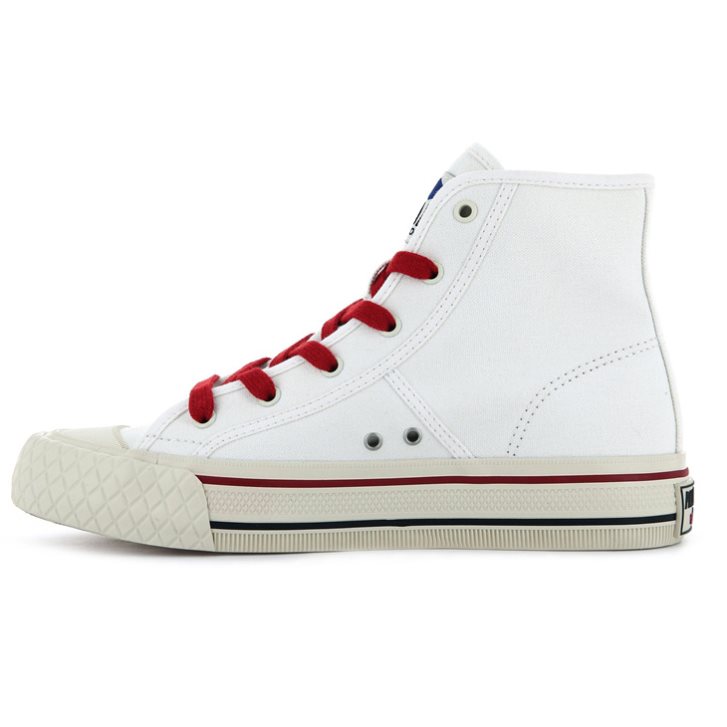 White Palladium Palla Louvel High Tops Men's Sneakers | ZA-238LRCK