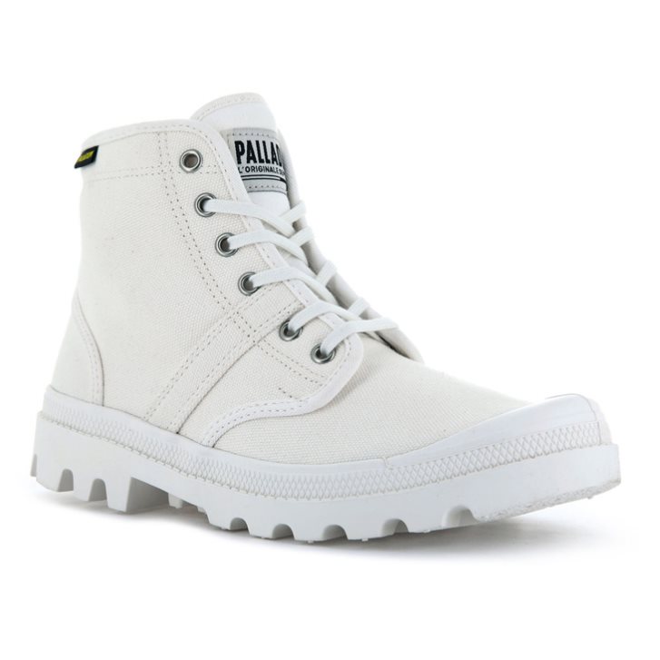 White Palladium Pallabrousse Men's Boots | ZA-753WIXD