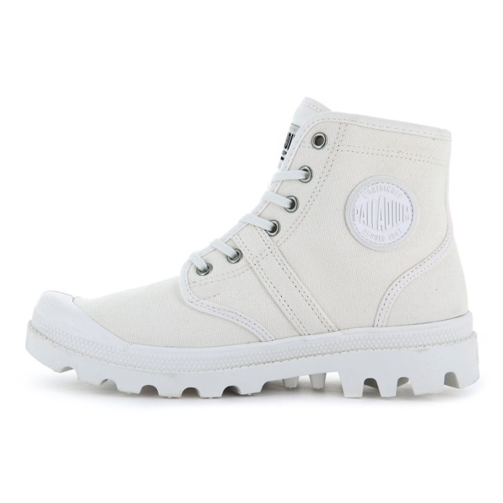 White Palladium Pallabrousse Men's Boots | ZA-753WIXD