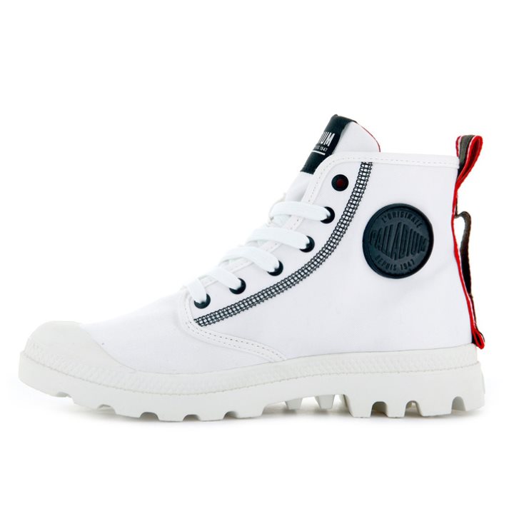 White Palladium Pampa Dare 2 Survive Women's Boots | ZA-971ZTNK