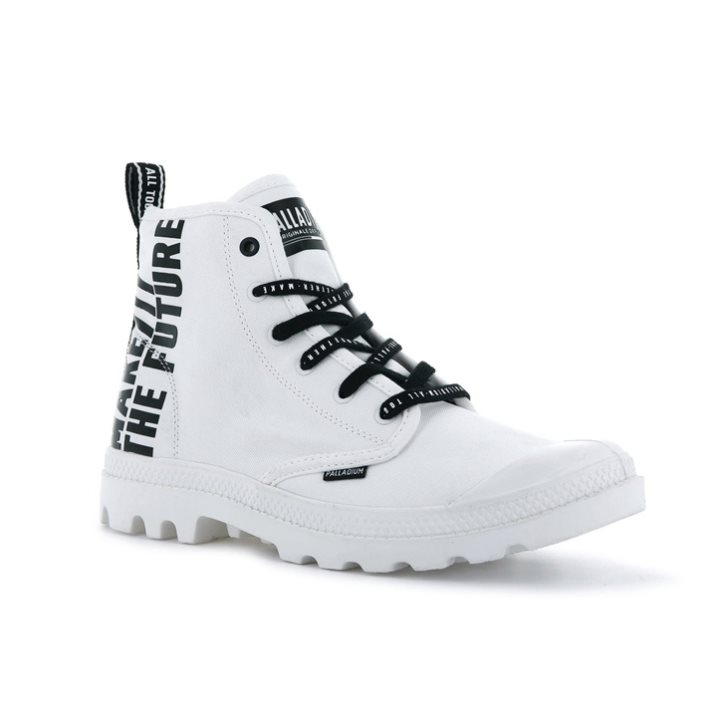 White Palladium Pampa Hi Future Men's Boots | ZA-286HIYN