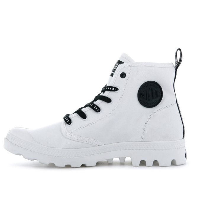 White Palladium Pampa Hi Future Men's Boots | ZA-286HIYN