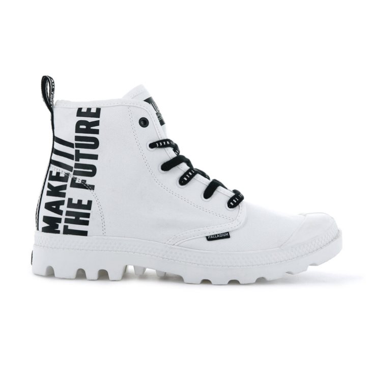 White Palladium Pampa Hi Future Women\'s Boots | ZA-847YAIU