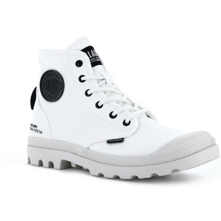 White Palladium Pampa Hi Htg Supply Men's Boots | ZA-876GSPX