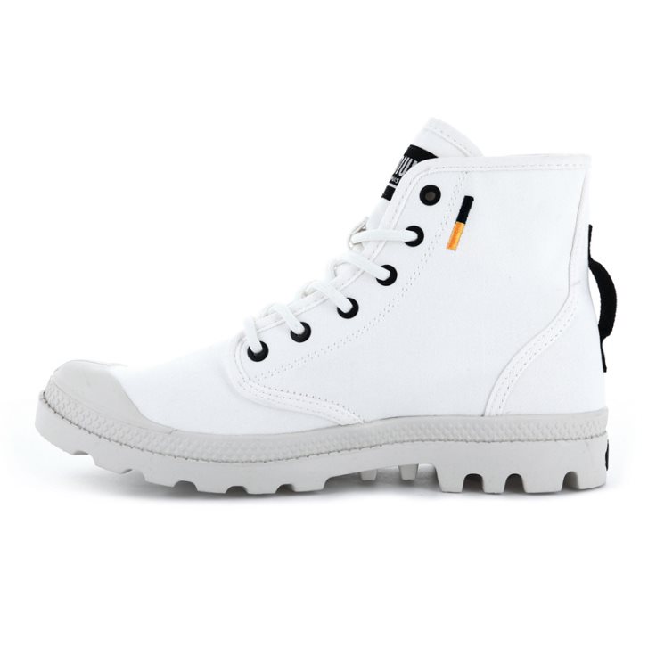 White Palladium Pampa Hi Htg Supply Men's Boots | ZA-876GSPX