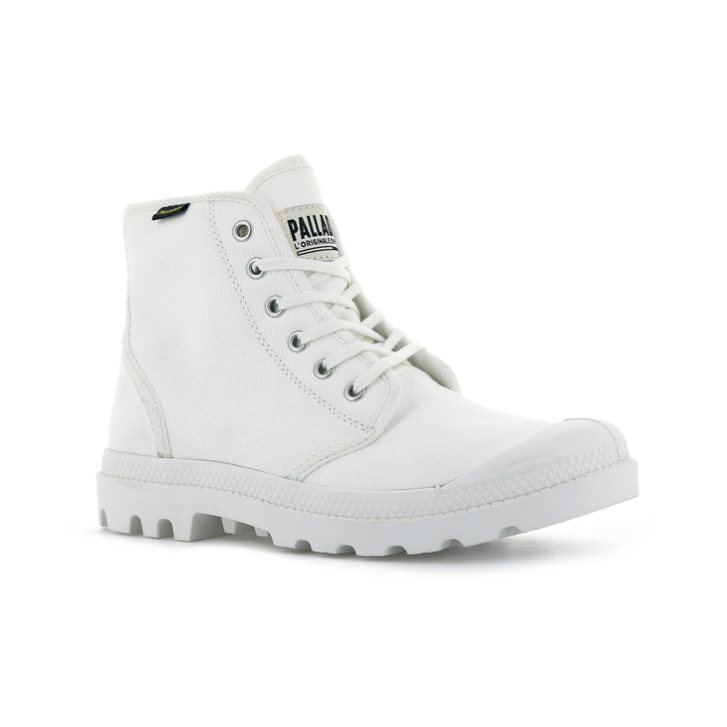 White Palladium Pampa Hi Originale High Tops Women's Sneakers | ZA-158BYCM