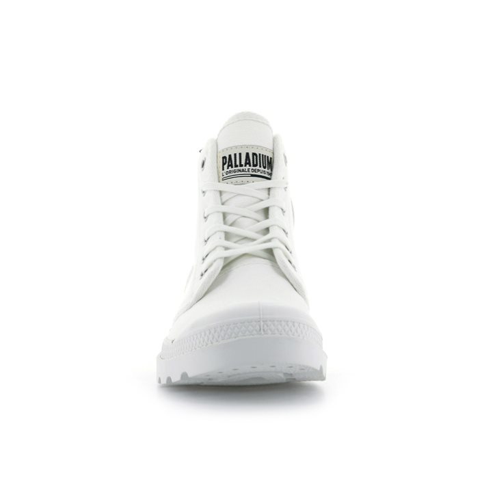 White Palladium Pampa Hi Originale High Tops Women's Sneakers | ZA-158BYCM