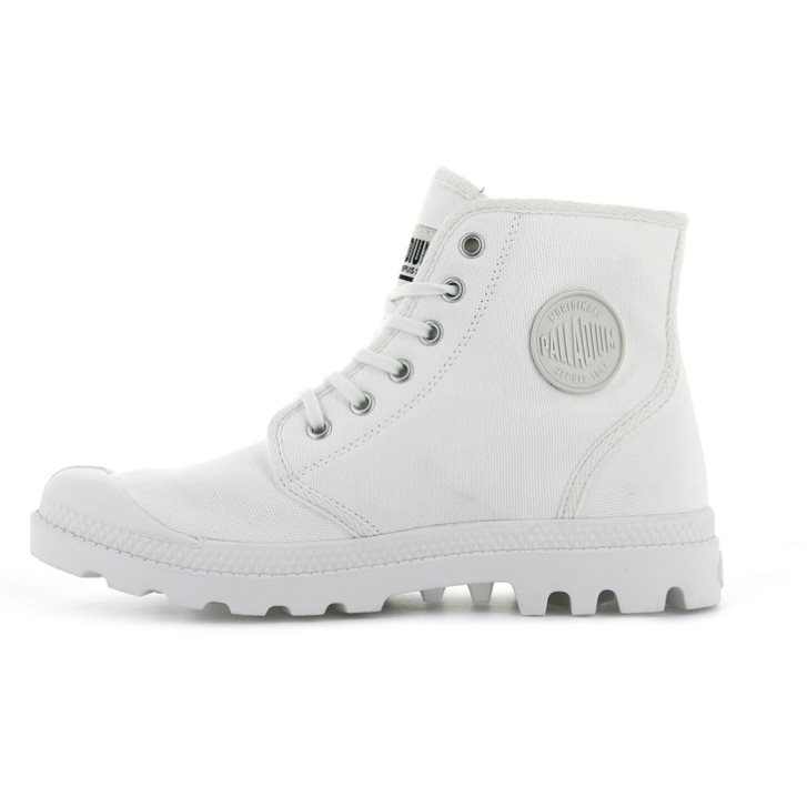 White Palladium Pampa Hi Originale High Tops Women's Sneakers | ZA-158BYCM