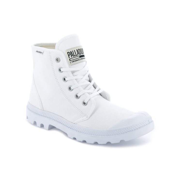 White Palladium Pampa Hi Originale Men's Boots | ZA-067GWKA