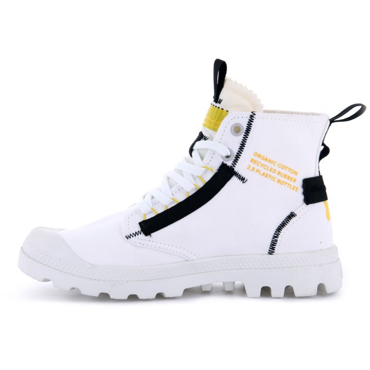 White Palladium Pampa Hi Re-craft Women's Boots | ZA-295ZSJE