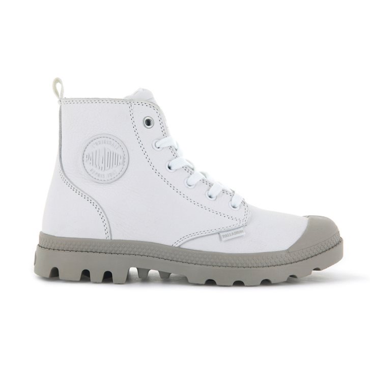 White Palladium Pampa Hi Zip SL Women\'s Boots | ZA-704XZAG