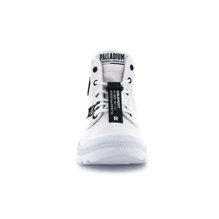 White Palladium Pampa Lite Overlab Men's Boots | ZA-574MSYF