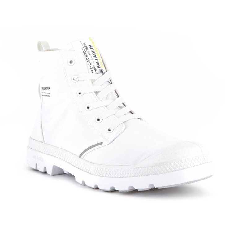 White Palladium Pampa Lite+ Recycle WP+ Men's Boots | ZA-658WDUT