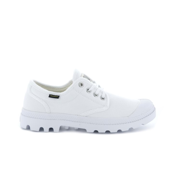 White Palladium Pampa OX Originale Men\'s Oxfords Shoes | ZA-468KDSL