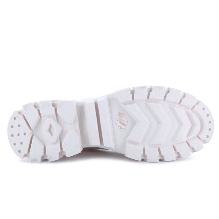 White Palladium Revolt Hi TX Women's Platform Shoes | ZA-684GYOW