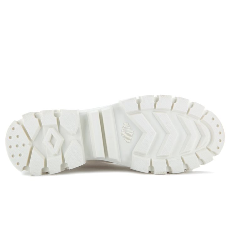 White Palladium Revolt LO TX Women's Platform Shoes | ZA-806HLSM