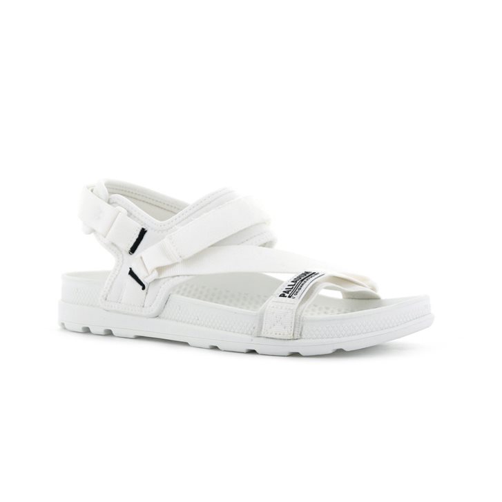 White Palladium Solea ST 2.0 Men's Sandals | ZA-236KEVT