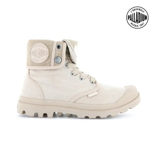 Beige Palladium Baggy Women's Boots | ZA-760WGQJ