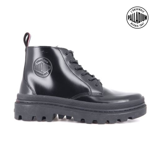 Black Palladium Pallatrooper Hi-1 Men's Boots | ZA-194SKDM