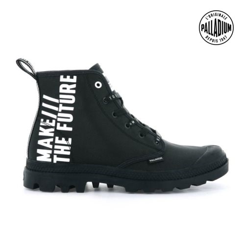 Black Palladium Pampa Hi Future Men's Boots | ZA-230DBQF