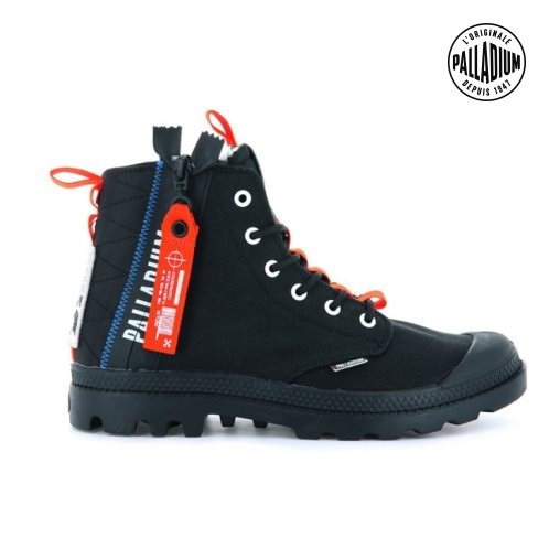 Black Palladium Pampa Hi Ticket To Earth Men's Boots | ZA-604EVWI