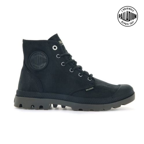 Black Palladium Pampa Hi WAX Men's Boots | ZA-479ZPDH