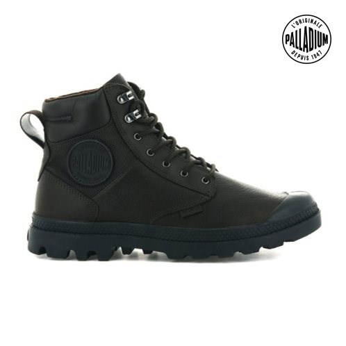 Black Palladium Pampa Shield WP+ LTH Women's Boots | ZA-094BXIS