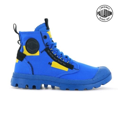 Blue Palladium Pampa Hi Re-craft Men's Boots | ZA-439WPRK