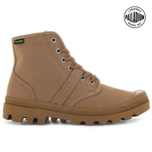 Brown Palladium Pallabrousse Men's Boots | ZA-409PAJE