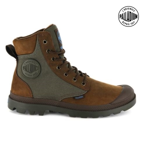 Brown Palladium Pampa Sport Cuff WPN Women's Boots | ZA-875MQLX