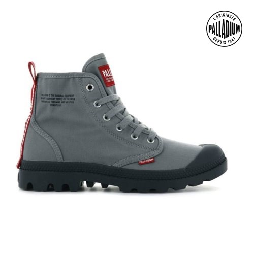 Grey Palladium Pampa Hi Dare Men's Boots | ZA-294IDTV