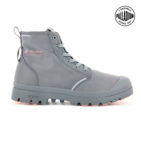 Grey Palladium Pampa Lite+ Recycle WP+ Men's Boots | ZA-123HRUS