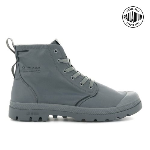 Grey Palladium Pampa Lite+ Recycle WP+ Men's Boots | ZA-476WYOT