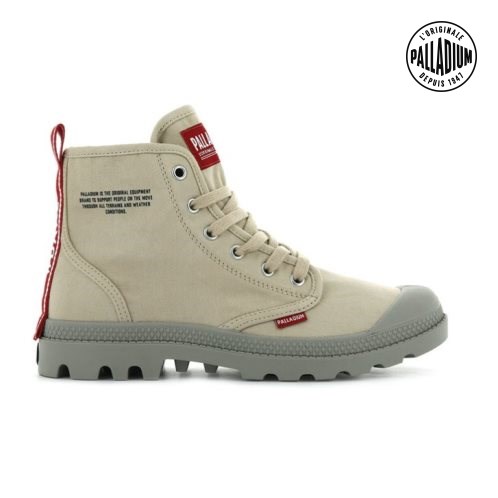 Light Green Palladium Pampa Hi Dare Men's Boots | ZA-402YHAL